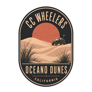 CCWheelers Sunset vinyl decal